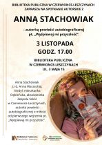 Spotkanie autorskie z Anną Stachowiak